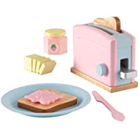 KidKraft- Set de cocina de juguete con tostadora y accesorios de cocina- de madera- Multicolor (Pastel) (63374) - color…
